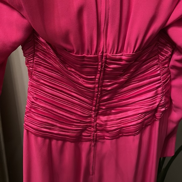 FUSCIA VINTAGE DRESS - Picture 4 of 8